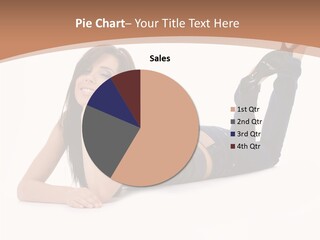 Caucasian White Down PowerPoint Template