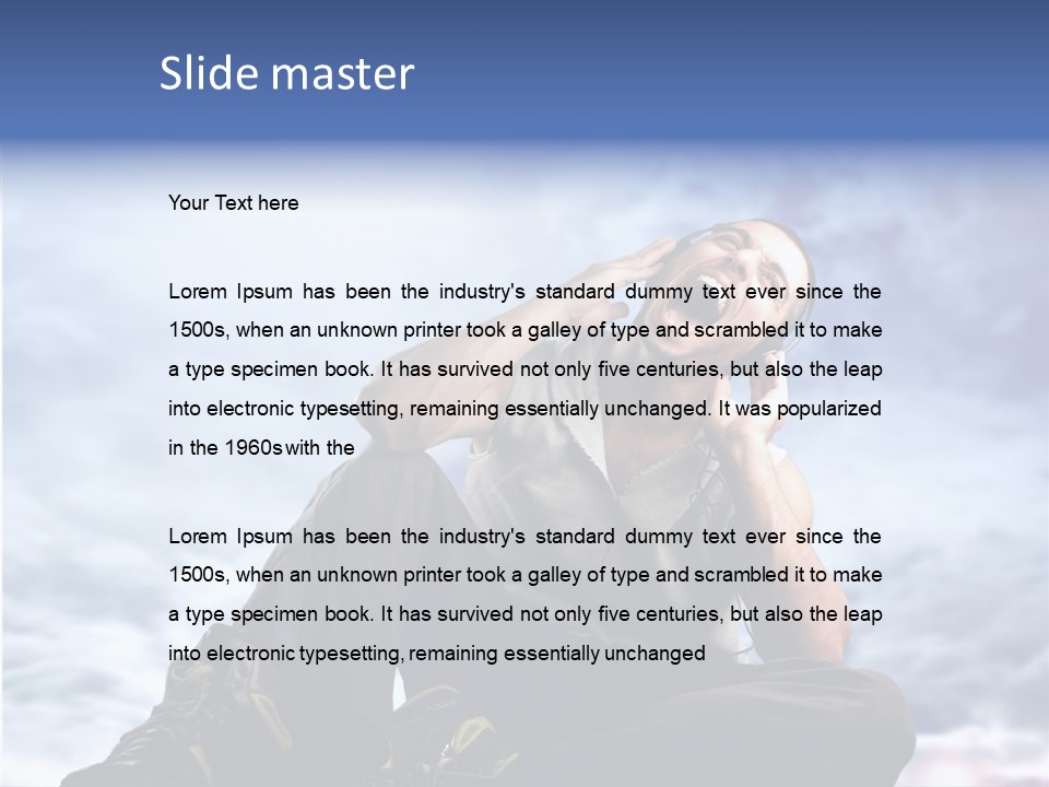 Asphalt Boy Hullabaloo PowerPoint Template