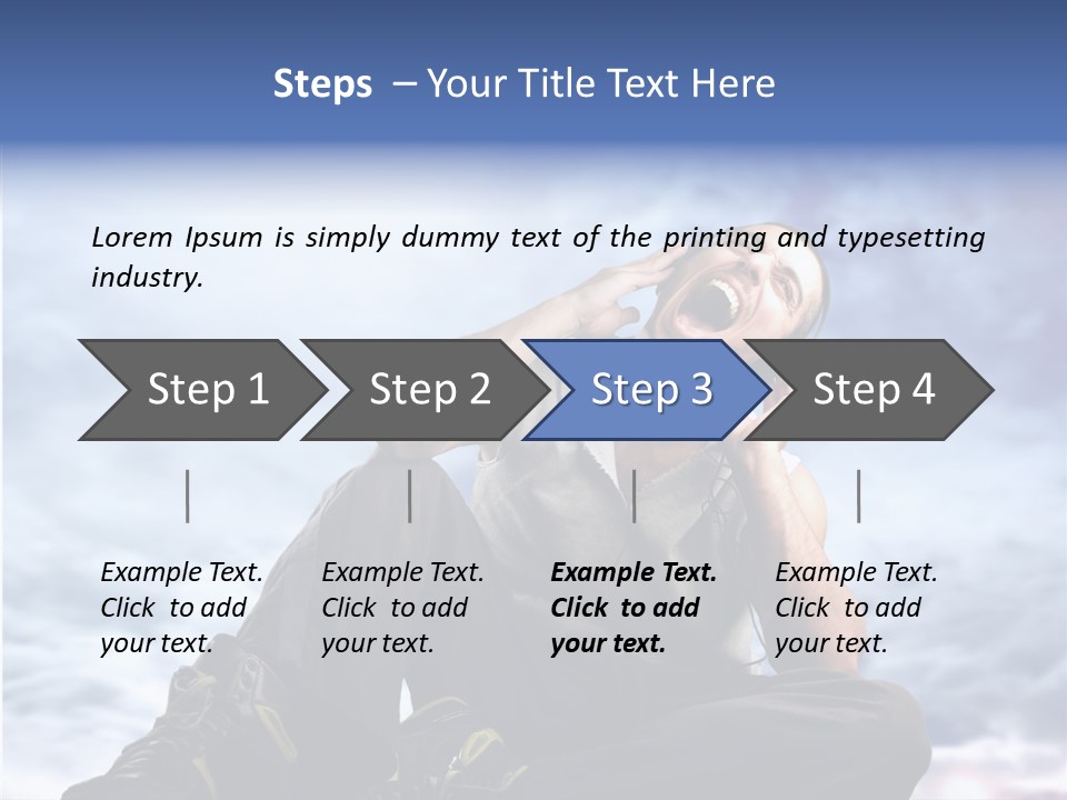 Asphalt Boy Hullabaloo PowerPoint Template