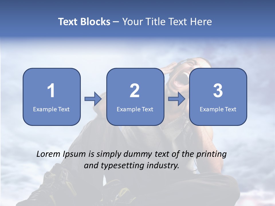 Asphalt Boy Hullabaloo PowerPoint Template