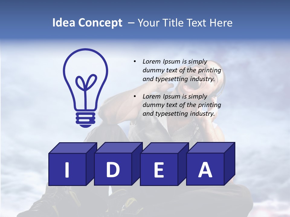 Asphalt Boy Hullabaloo PowerPoint Template