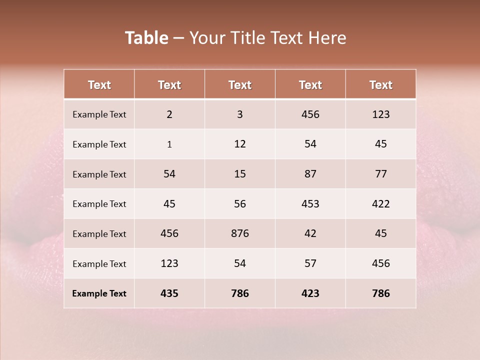 Desire Females Day PowerPoint Template