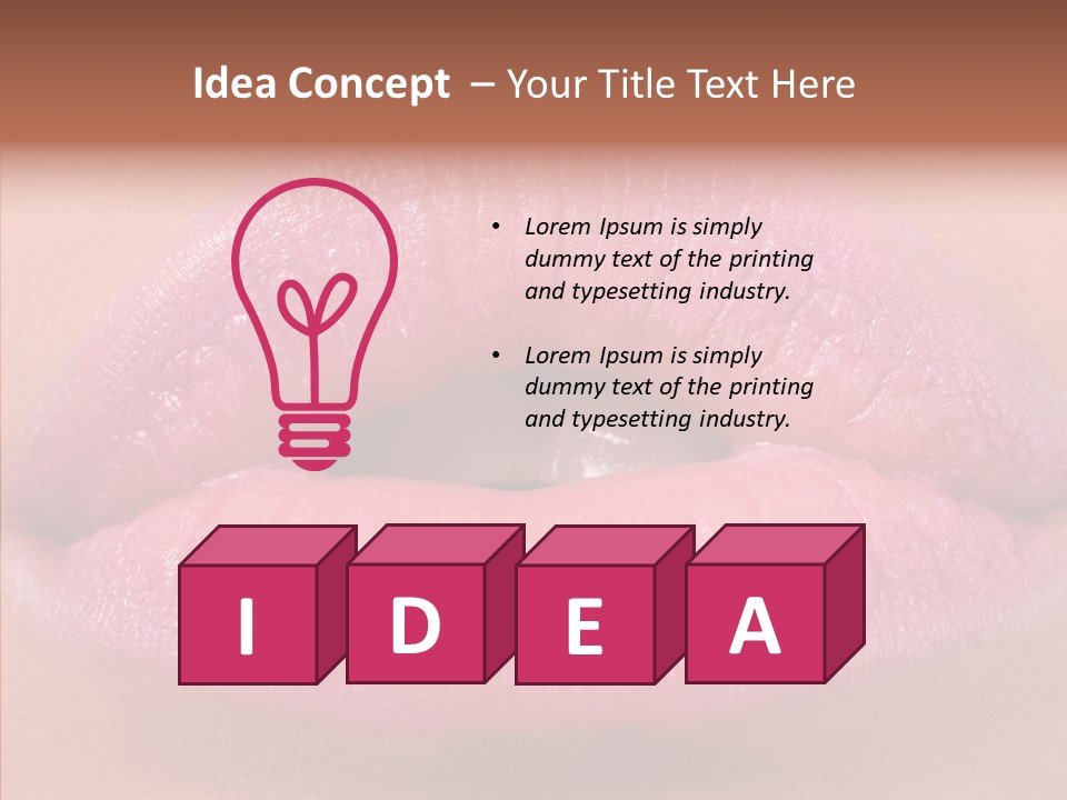 Desire Females Day PowerPoint Template