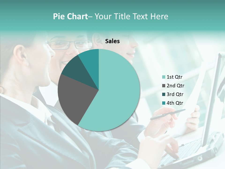 Businesswoman Teamwork Professional PowerPoint Template