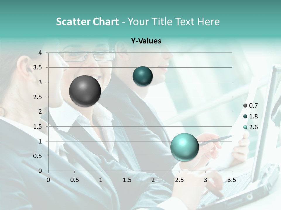 Businesswoman Teamwork Professional PowerPoint Template