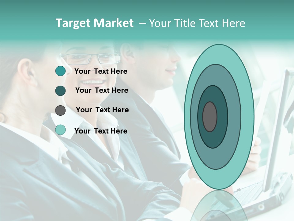 Businesswoman Teamwork Professional PowerPoint Template