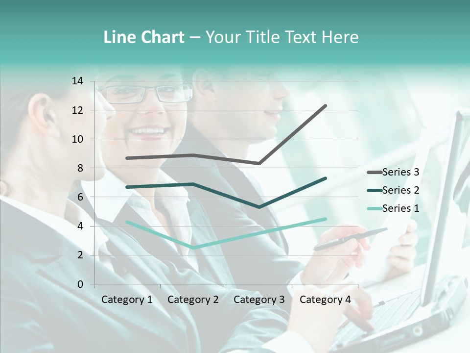 Businesswoman Teamwork Professional PowerPoint Template