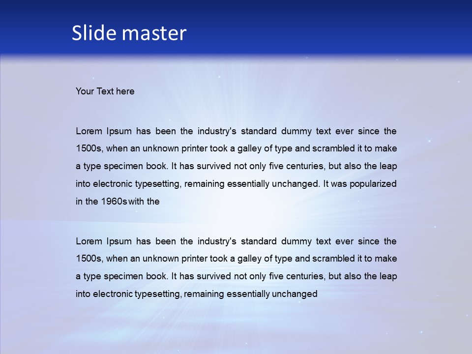 Glowing Sunset PowerPoint Template