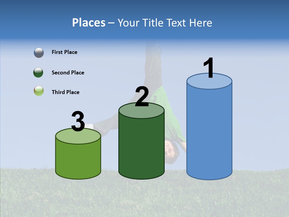 Tween Hilltop Cartwheel PowerPoint Template