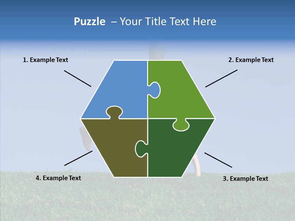 Tween Hilltop Cartwheel PowerPoint Template