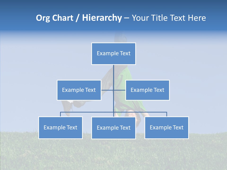 Tween Hilltop Cartwheel PowerPoint Template