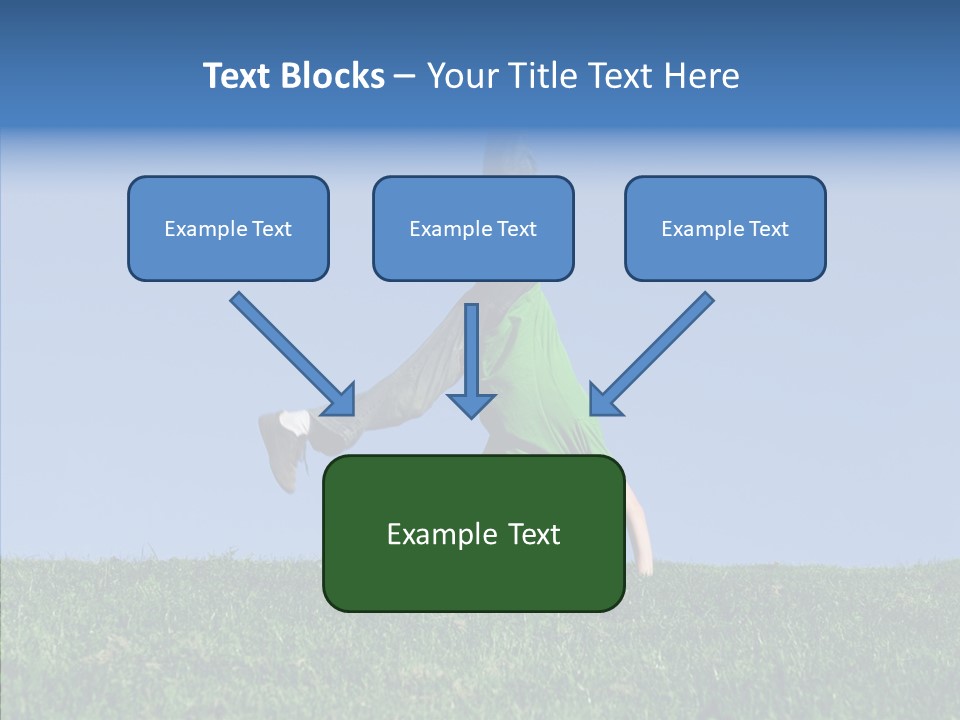 Tween Hilltop Cartwheel PowerPoint Template