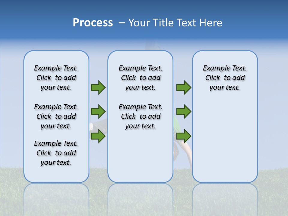 Tween Hilltop Cartwheel PowerPoint Template