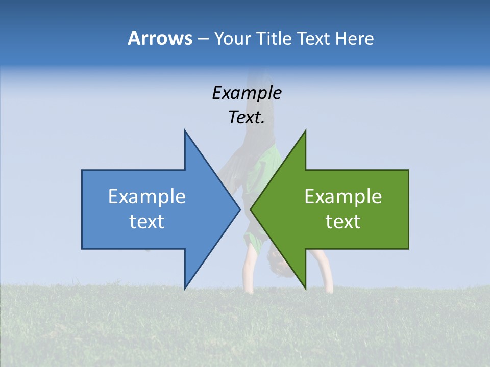 Tween Hilltop Cartwheel PowerPoint Template