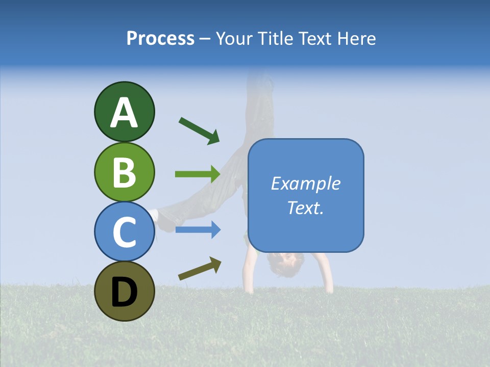 Tween Hilltop Cartwheel PowerPoint Template