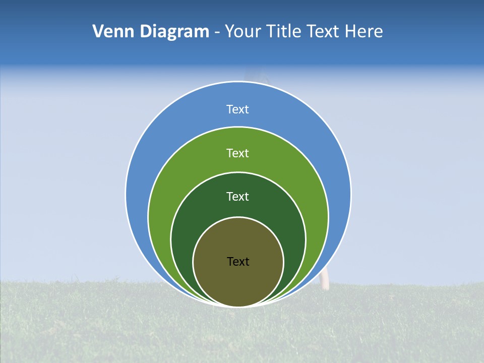 Tween Hilltop Cartwheel PowerPoint Template