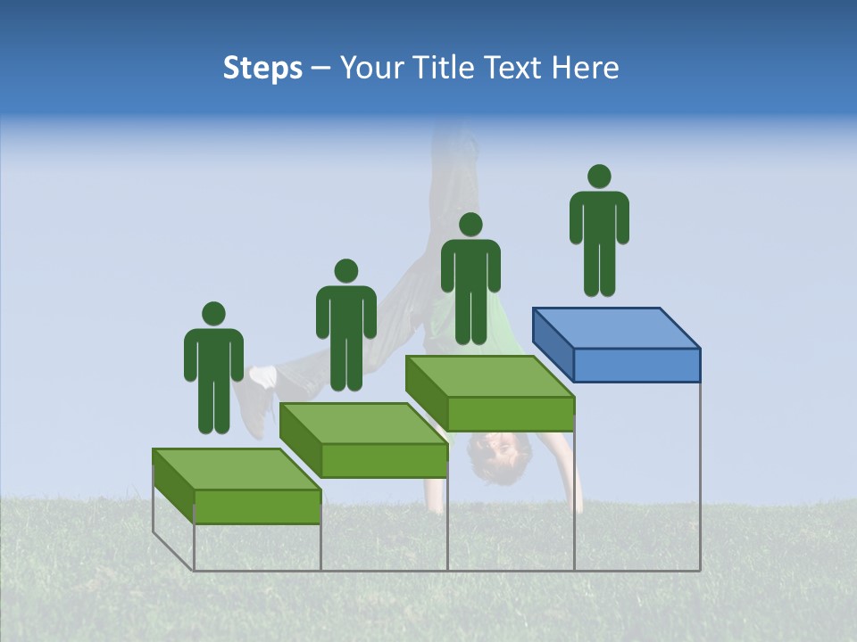 Tween Hilltop Cartwheel PowerPoint Template