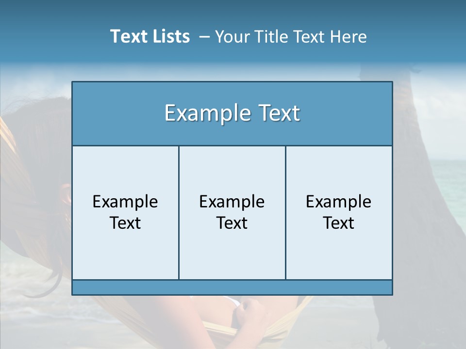 Li Ten Table Company PowerPoint Template