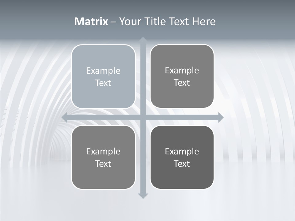 Hall Vanishing Illuminated PowerPoint Template