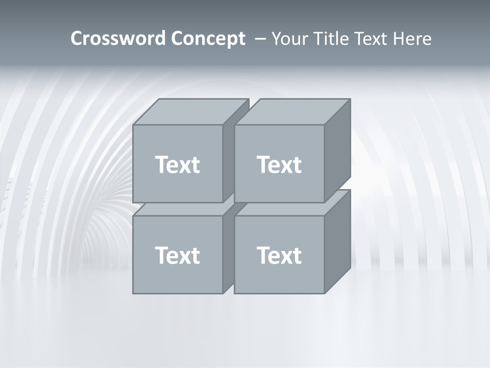 Hall Vanishing Illuminated PowerPoint Template