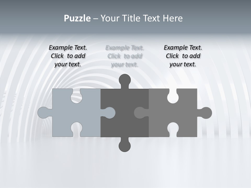 Hall Vanishing Illuminated PowerPoint Template