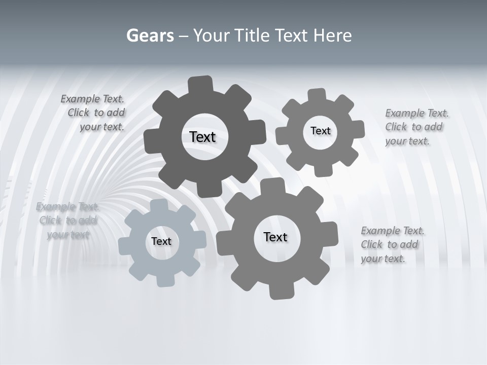 Hall Vanishing Illuminated PowerPoint Template