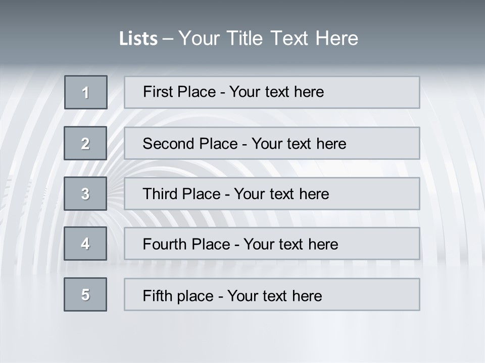 Hall Vanishing Illuminated PowerPoint Template