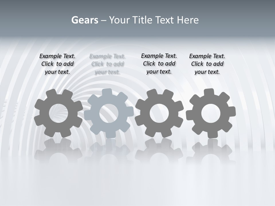 Hall Vanishing Illuminated PowerPoint Template