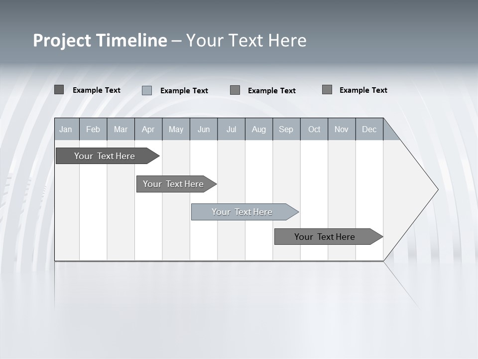 Hall Vanishing Illuminated PowerPoint Template
