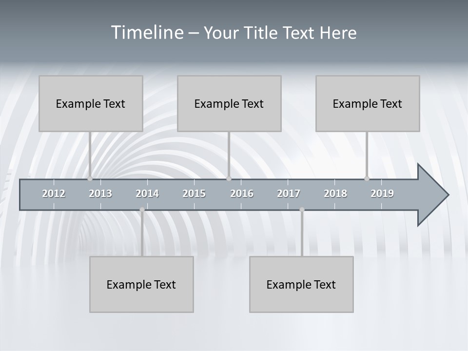 Hall Vanishing Illuminated PowerPoint Template