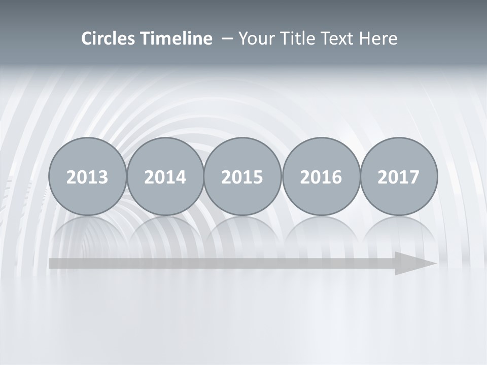 Hall Vanishing Illuminated PowerPoint Template