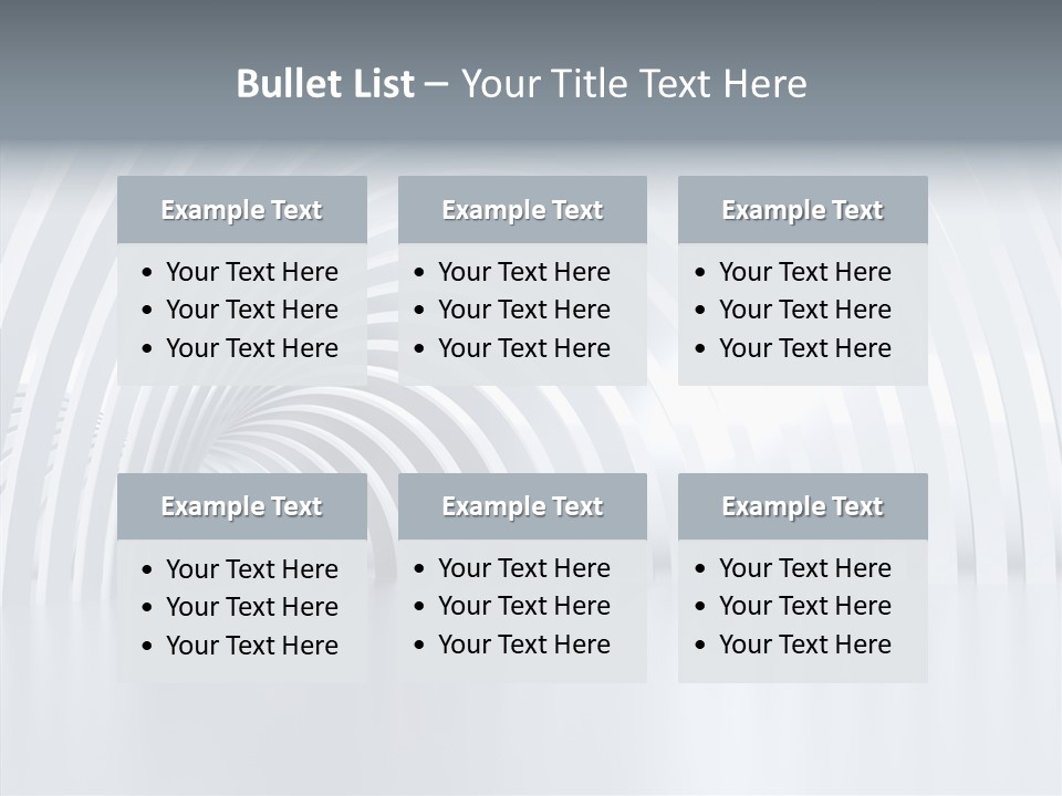 Hall Vanishing Illuminated PowerPoint Template