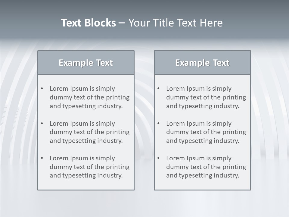 Hall Vanishing Illuminated PowerPoint Template