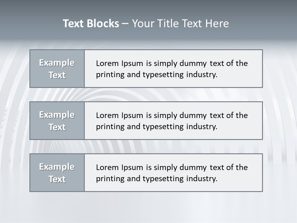 Hall Vanishing Illuminated PowerPoint Template