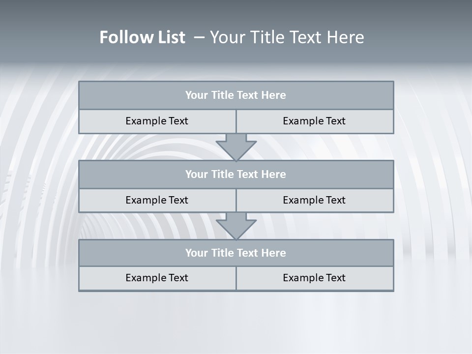 Hall Vanishing Illuminated PowerPoint Template