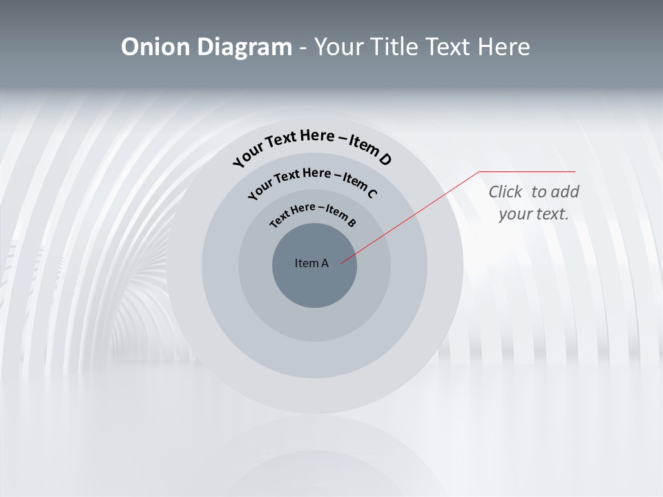 Hall Vanishing Illuminated PowerPoint Template