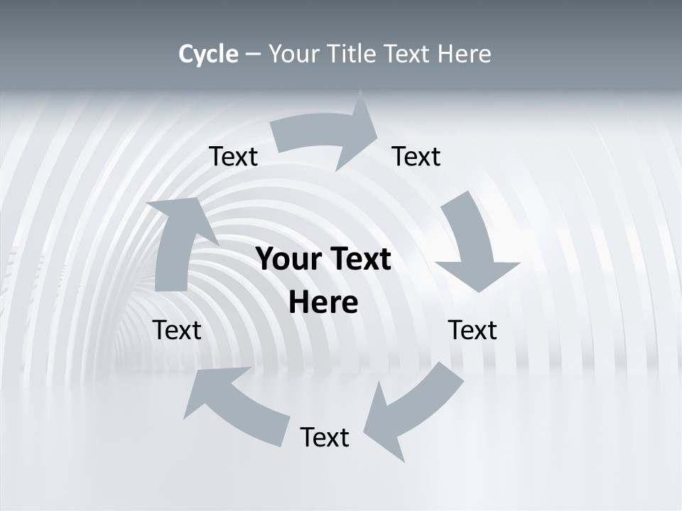 Hall Vanishing Illuminated PowerPoint Template