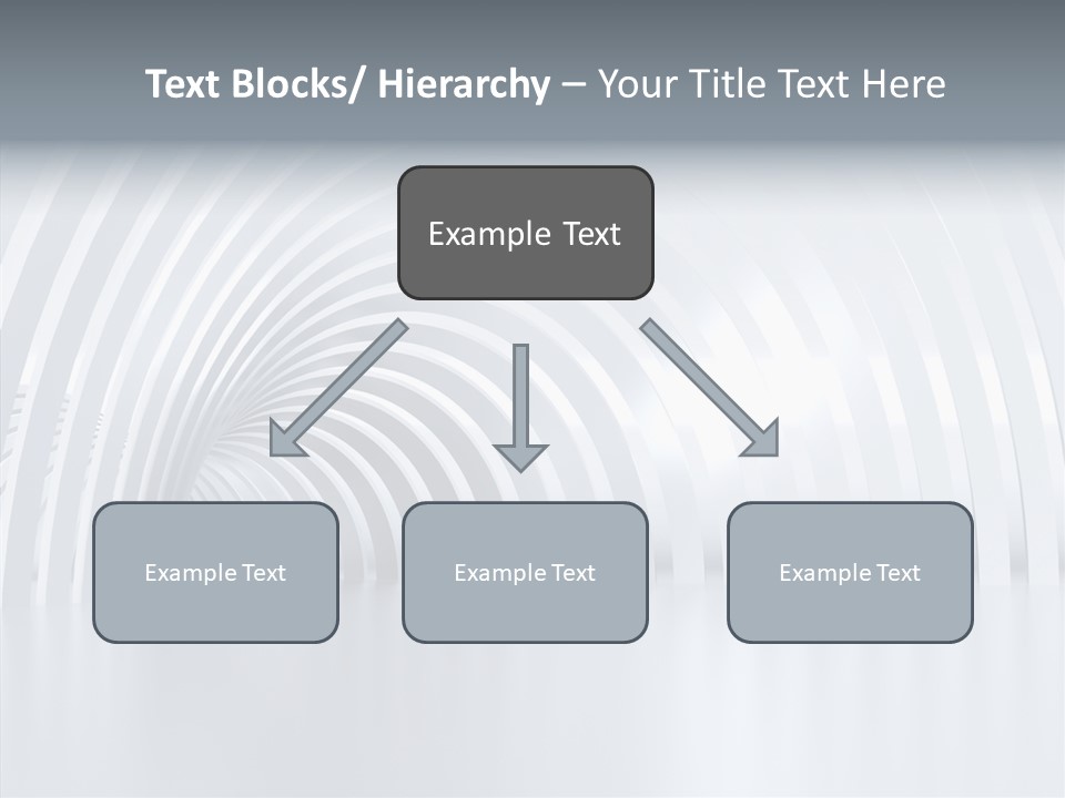 Hall Vanishing Illuminated PowerPoint Template