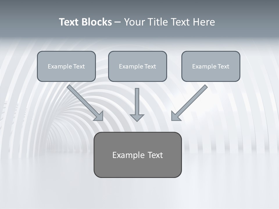 Hall Vanishing Illuminated PowerPoint Template