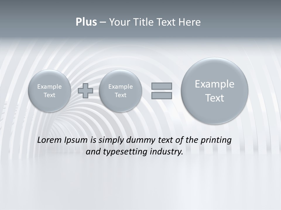 Hall Vanishing Illuminated PowerPoint Template
