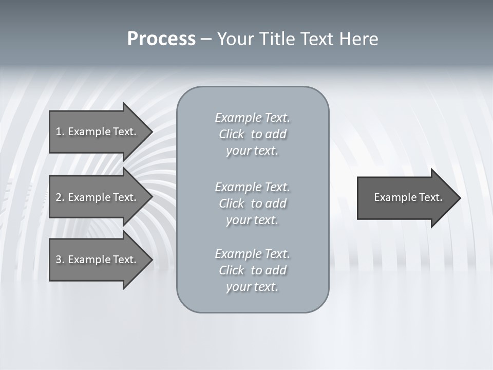 Hall Vanishing Illuminated PowerPoint Template