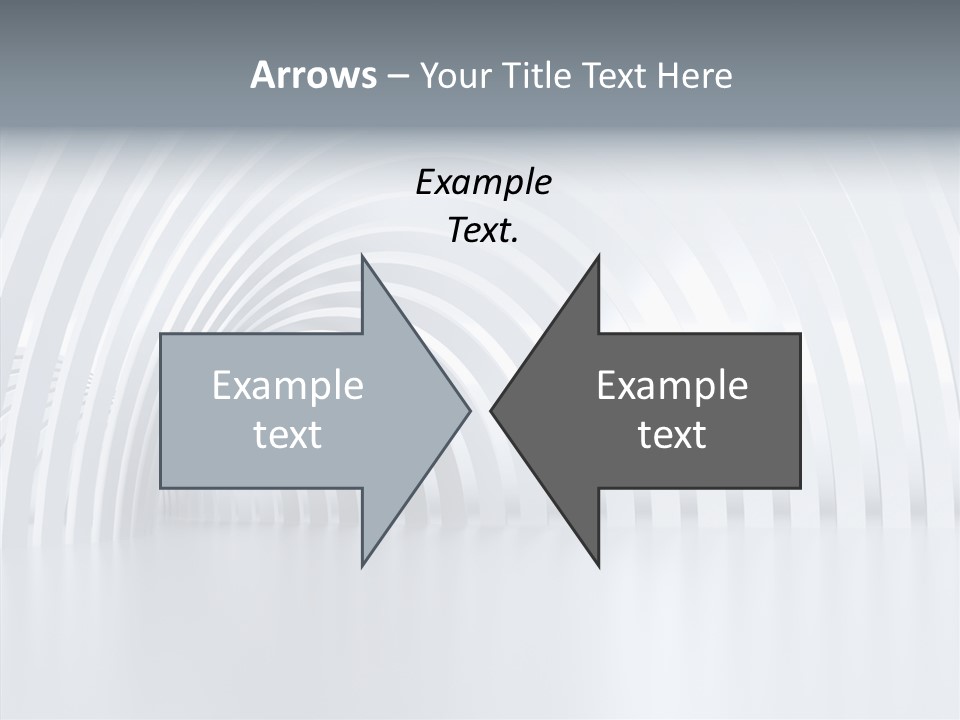 Hall Vanishing Illuminated PowerPoint Template