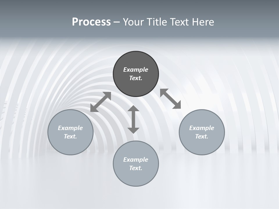Hall Vanishing Illuminated PowerPoint Template
