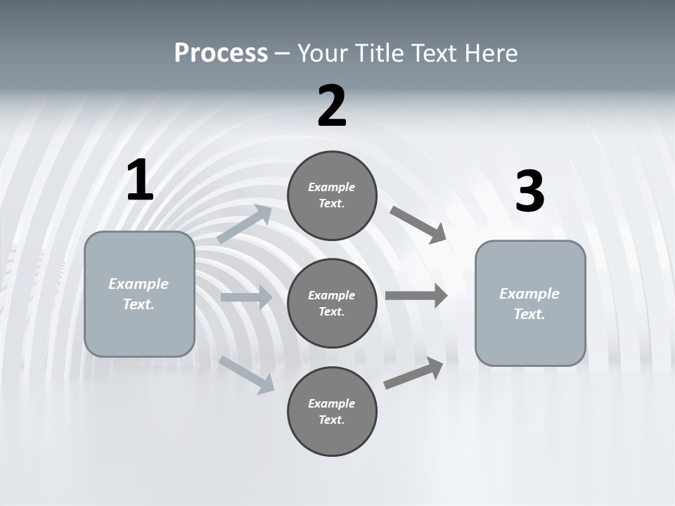 Hall Vanishing Illuminated PowerPoint Template