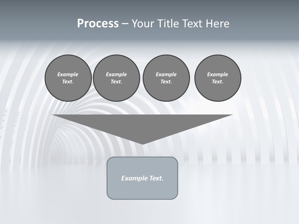 Hall Vanishing Illuminated PowerPoint Template