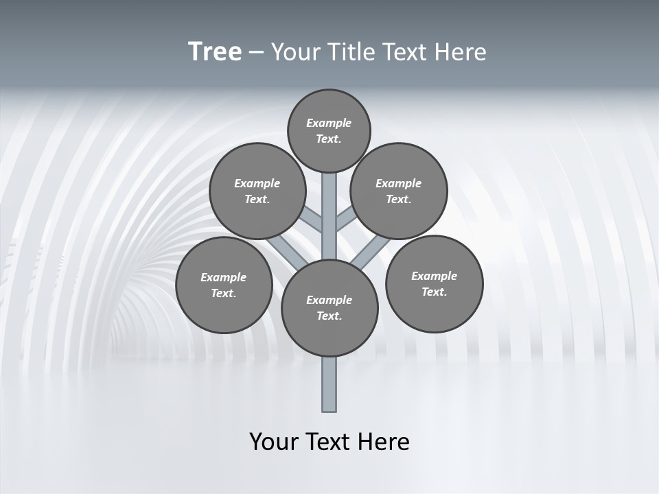 Hall Vanishing Illuminated PowerPoint Template