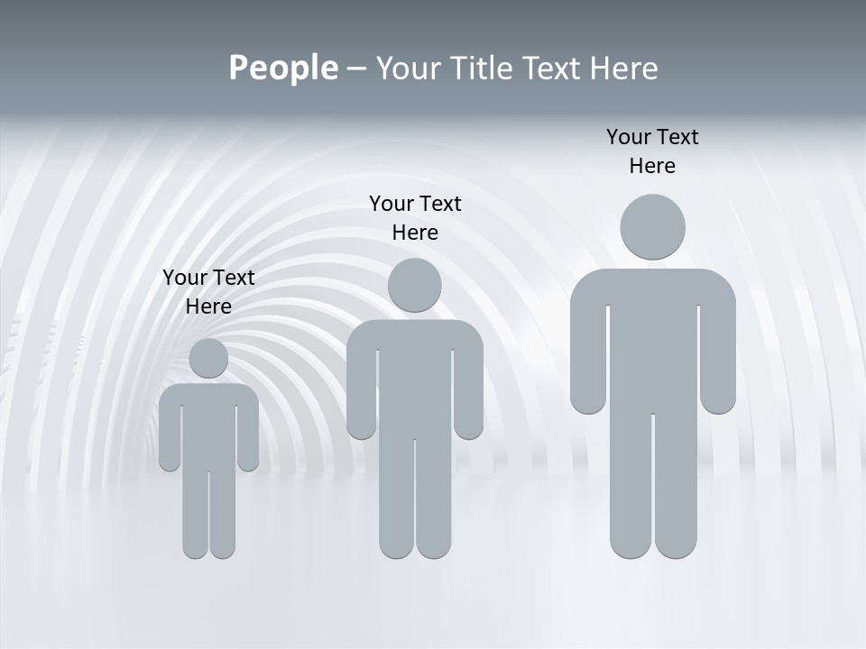 Hall Vanishing Illuminated PowerPoint Template