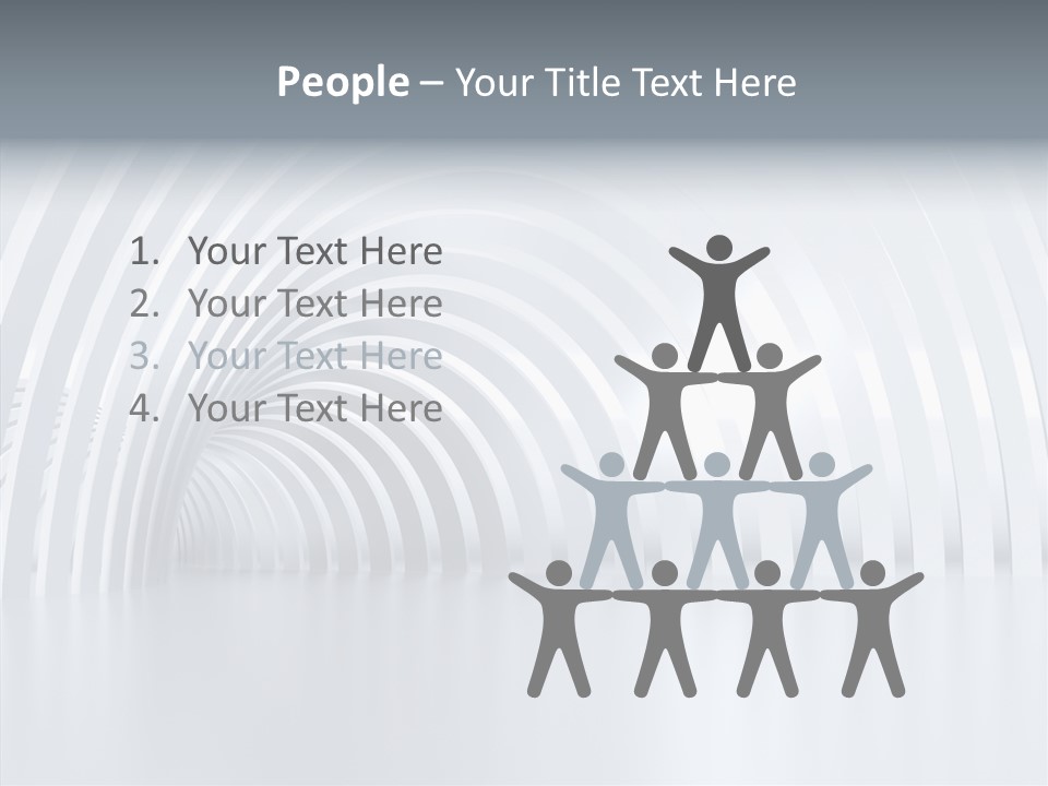 Hall Vanishing Illuminated PowerPoint Template