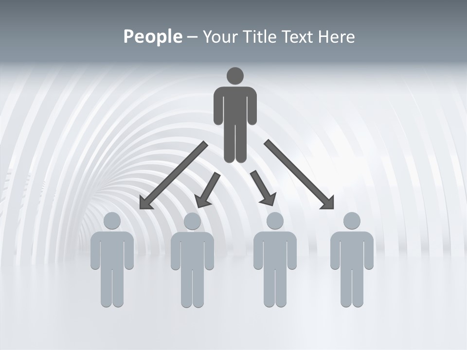 Hall Vanishing Illuminated PowerPoint Template