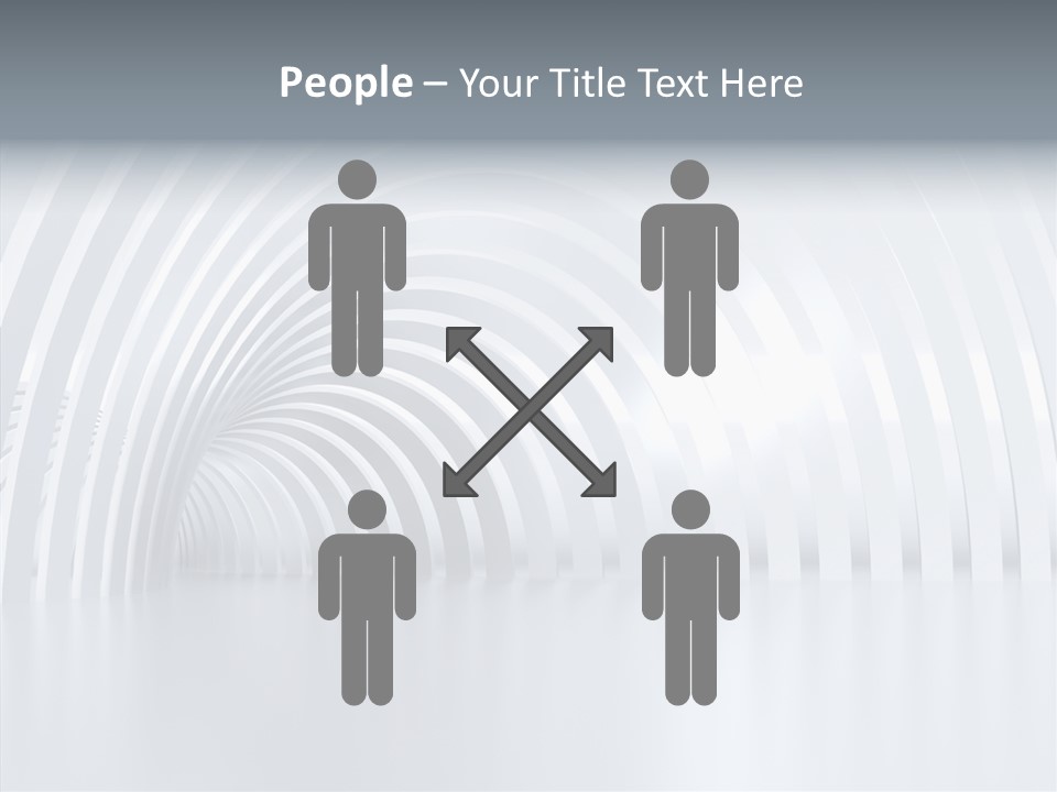 Hall Vanishing Illuminated PowerPoint Template